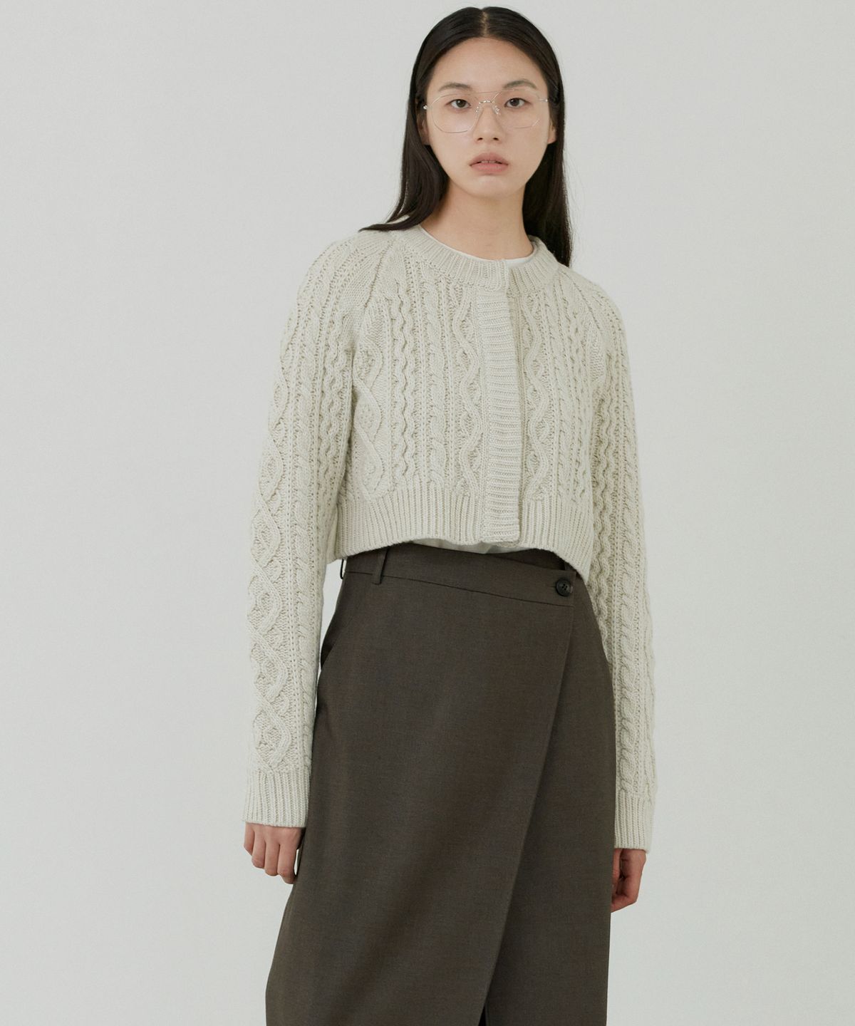 오떼뜨(OCTETTE) WOOL CABLE CARDICAN_3COLOR