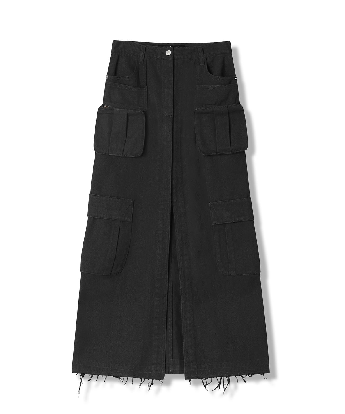 어반드레스(AVANDRESS) Evelyn Long Denim Skirt VINTAGE BLUE