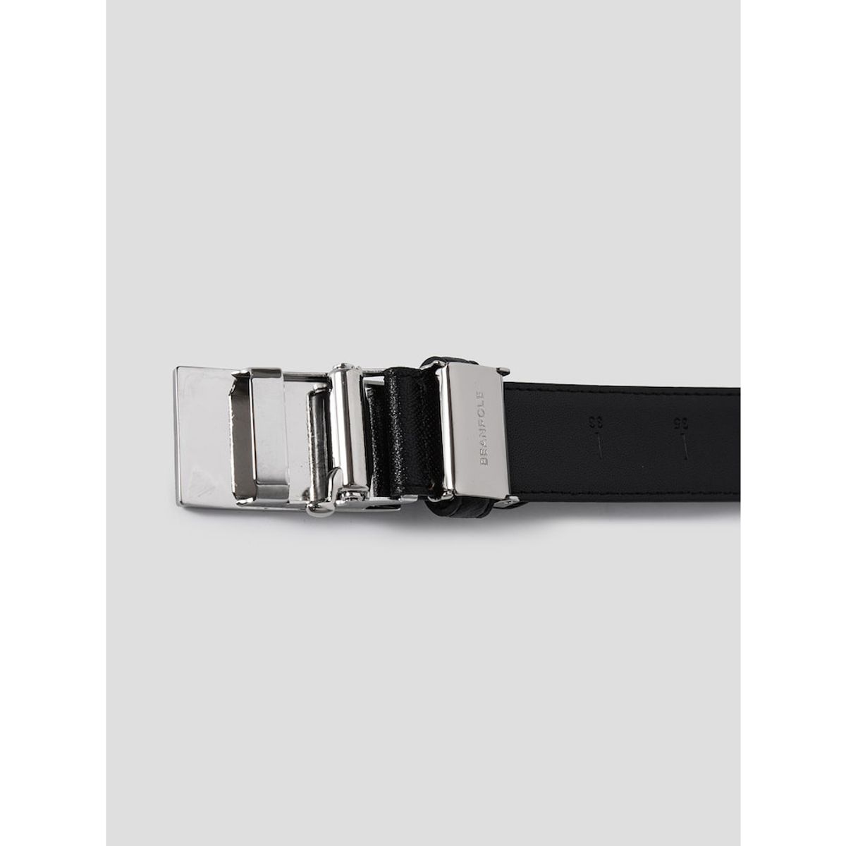 빈폴 액세서리(BEANPOLE ACCESSORY) 자전거 로고 자동 버클 벨트 (블랙)