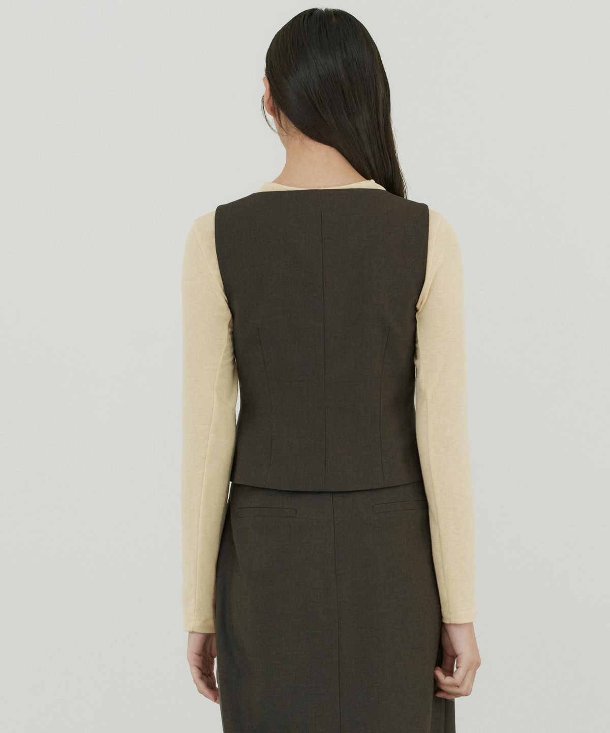 오떼뜨(OCTETTE) SQUARE WOOL VEST_2COLOR