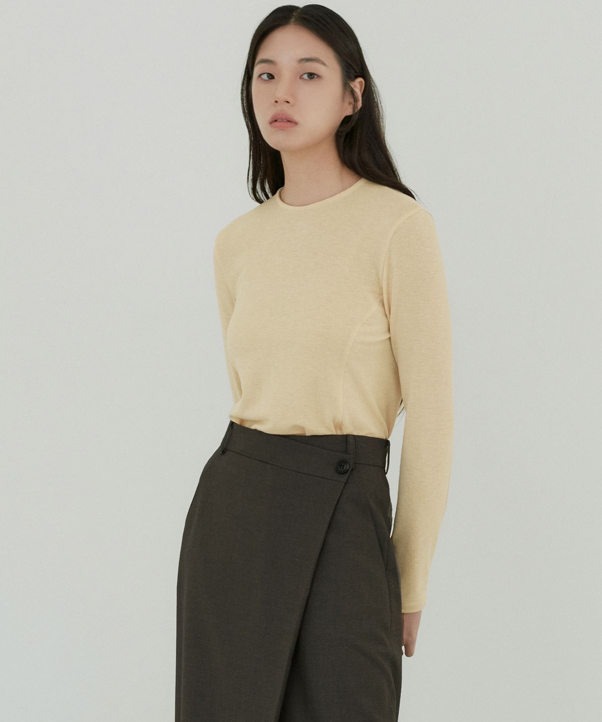 오떼뜨(OCTETTE) SLIM LINE T-SHIRTS_4COLOR