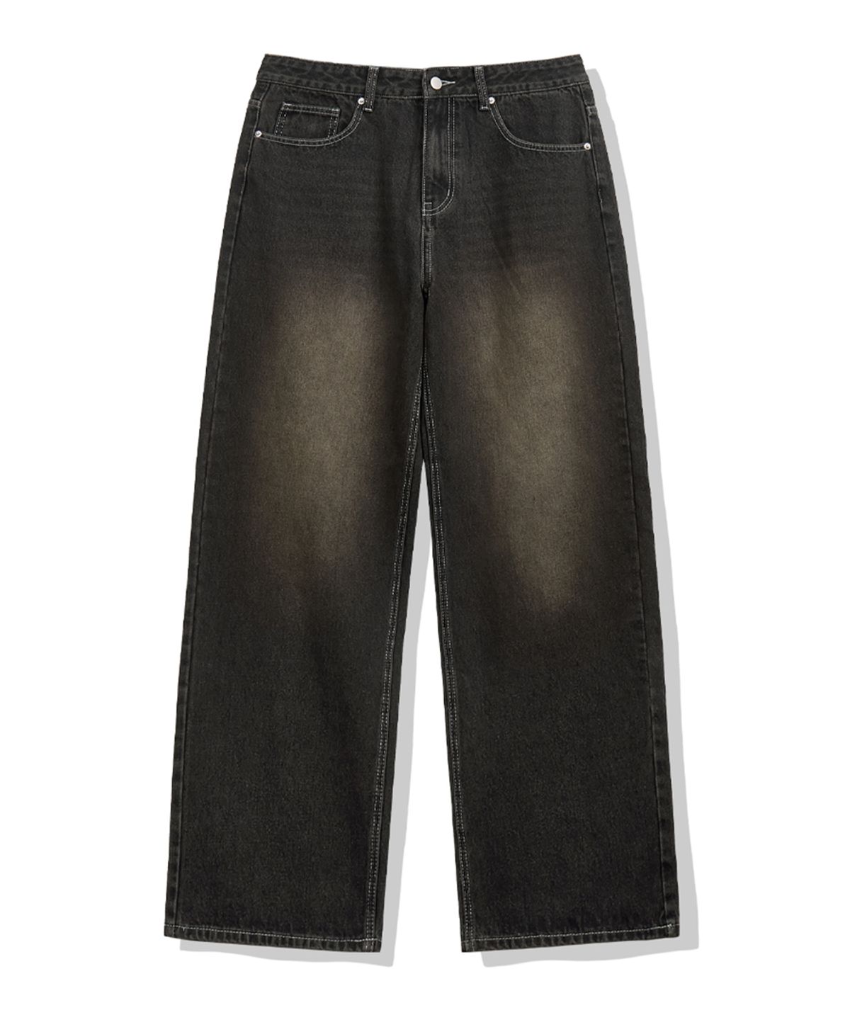 베이직라벨(BASIC LABEL) Leaf washing wide denim pants 7 Color [BLBD_4012]