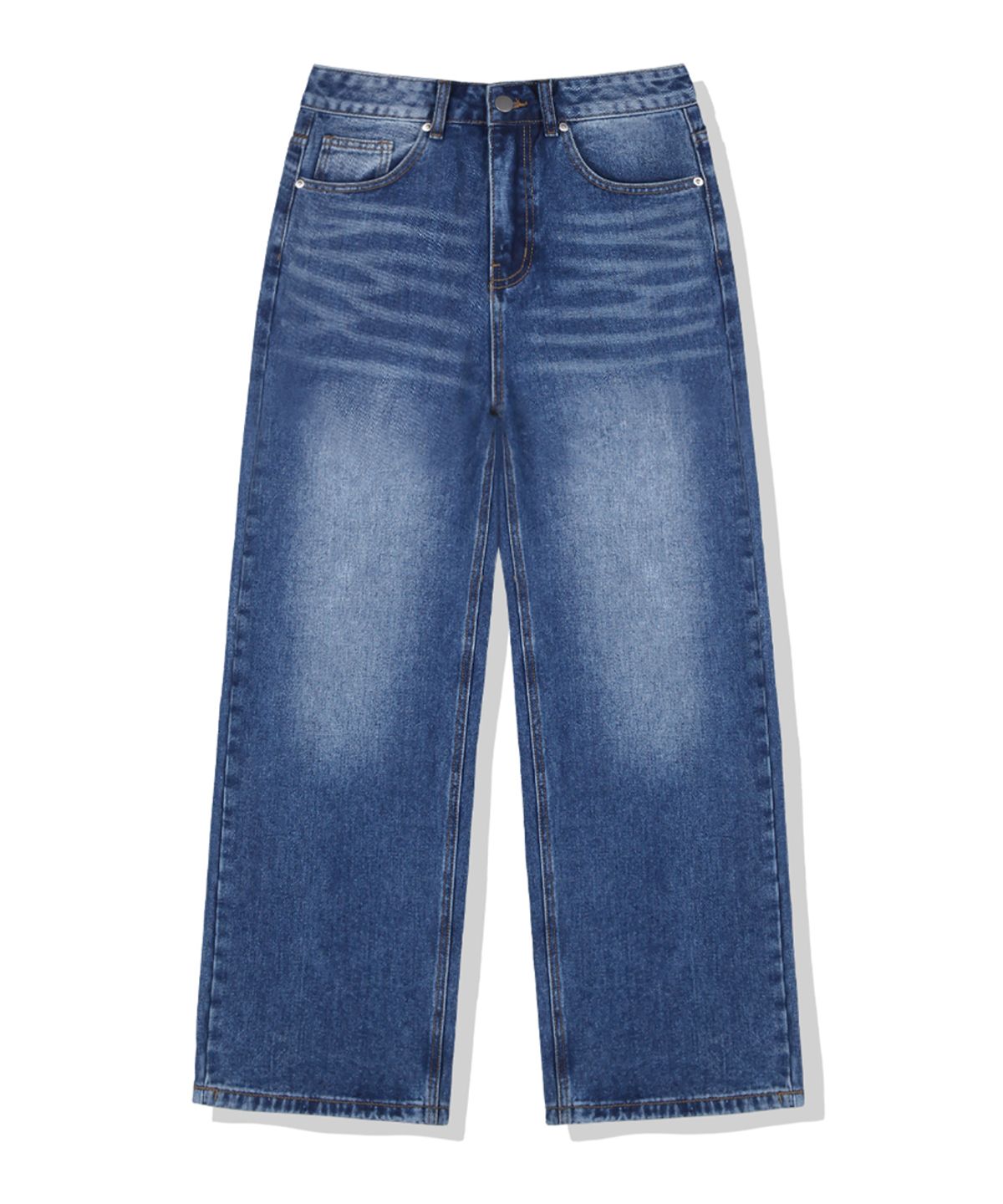 베이직라벨(BASIC LABEL) Leaf washing wide denim pants 7 Color [BLBD_4012]