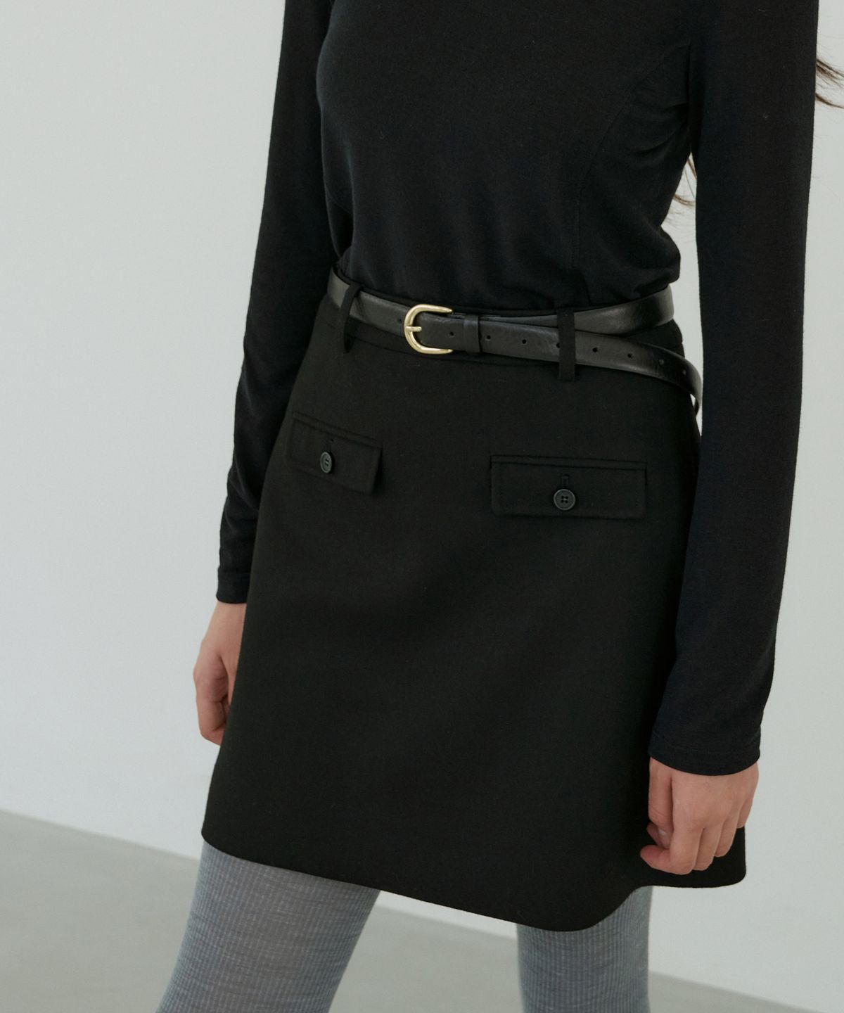 오떼뜨(OCTETTE) MINI POCKET SK_BLACK