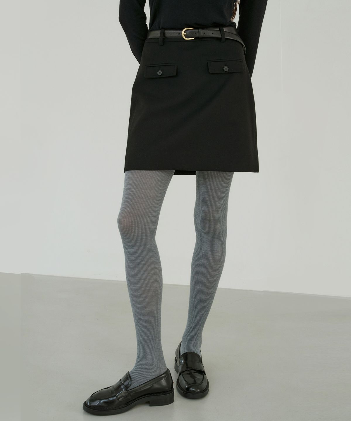 오떼뜨(OCTETTE) MINI POCKET SK_BLACK