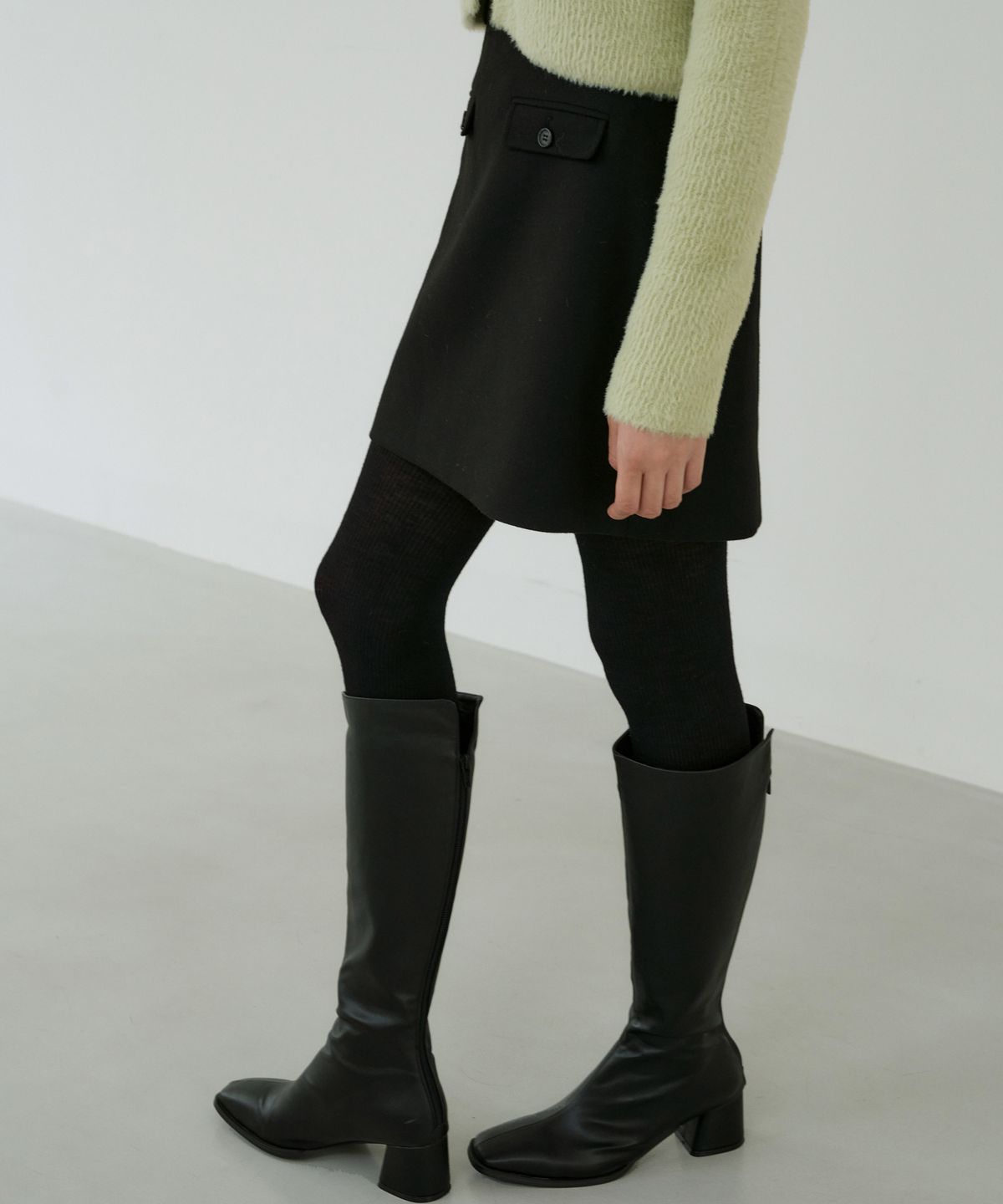 오떼뜨(OCTETTE) MINI POCKET SK_BLACK