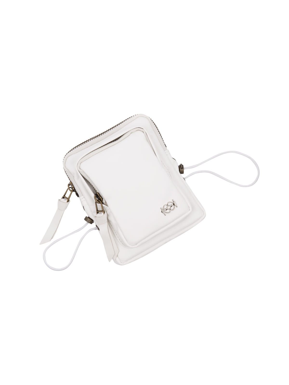 기준(KIJUN) Pleather Mini Bag White