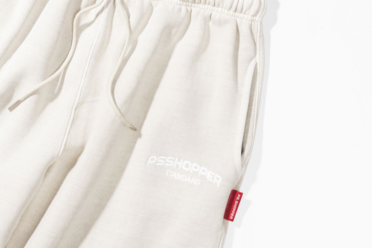 피에스쇼퍼(PSSHOPPER) [2 Pack]오리지널 피그먼트 워싱 셋업 [크림]