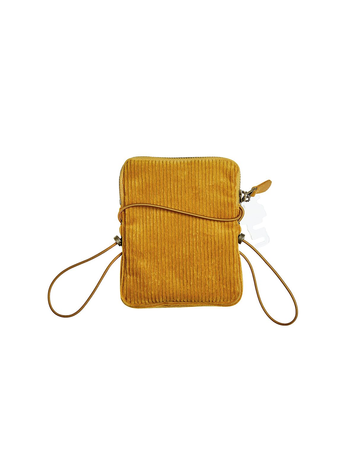 기준(KIJUN) Corduroy Mini Bag Mustard