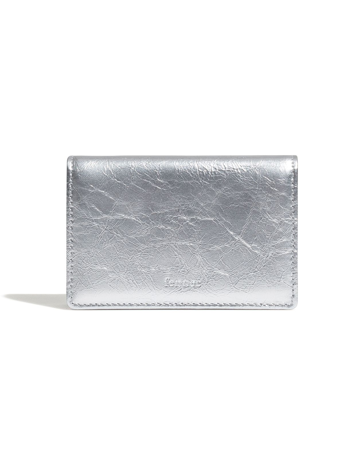페넥(FENNEC) CRINKLE NAME POCKET - SILVER