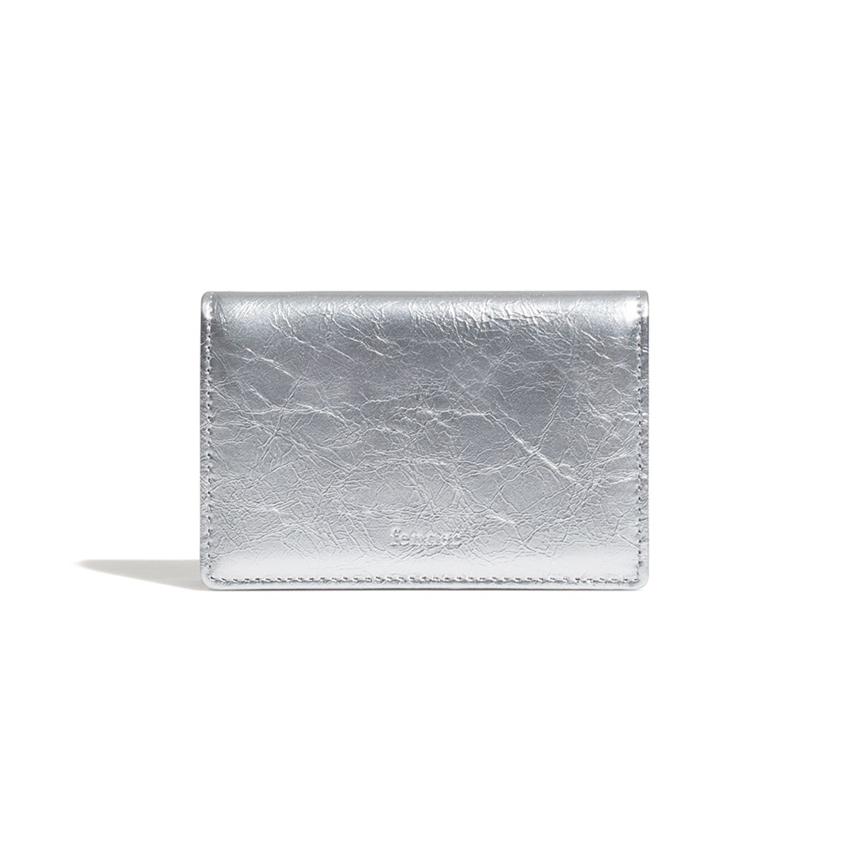 페넥(FENNEC) CRINKLE NAME POCKET - SILVER