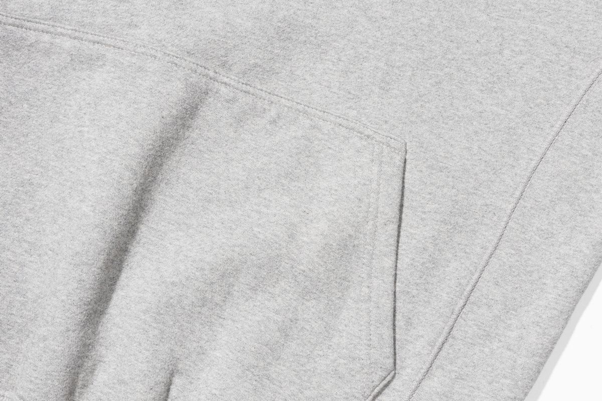 피에스쇼퍼(PSSHOPPER) 오리지널 로고 워싱 후디 [그레이]