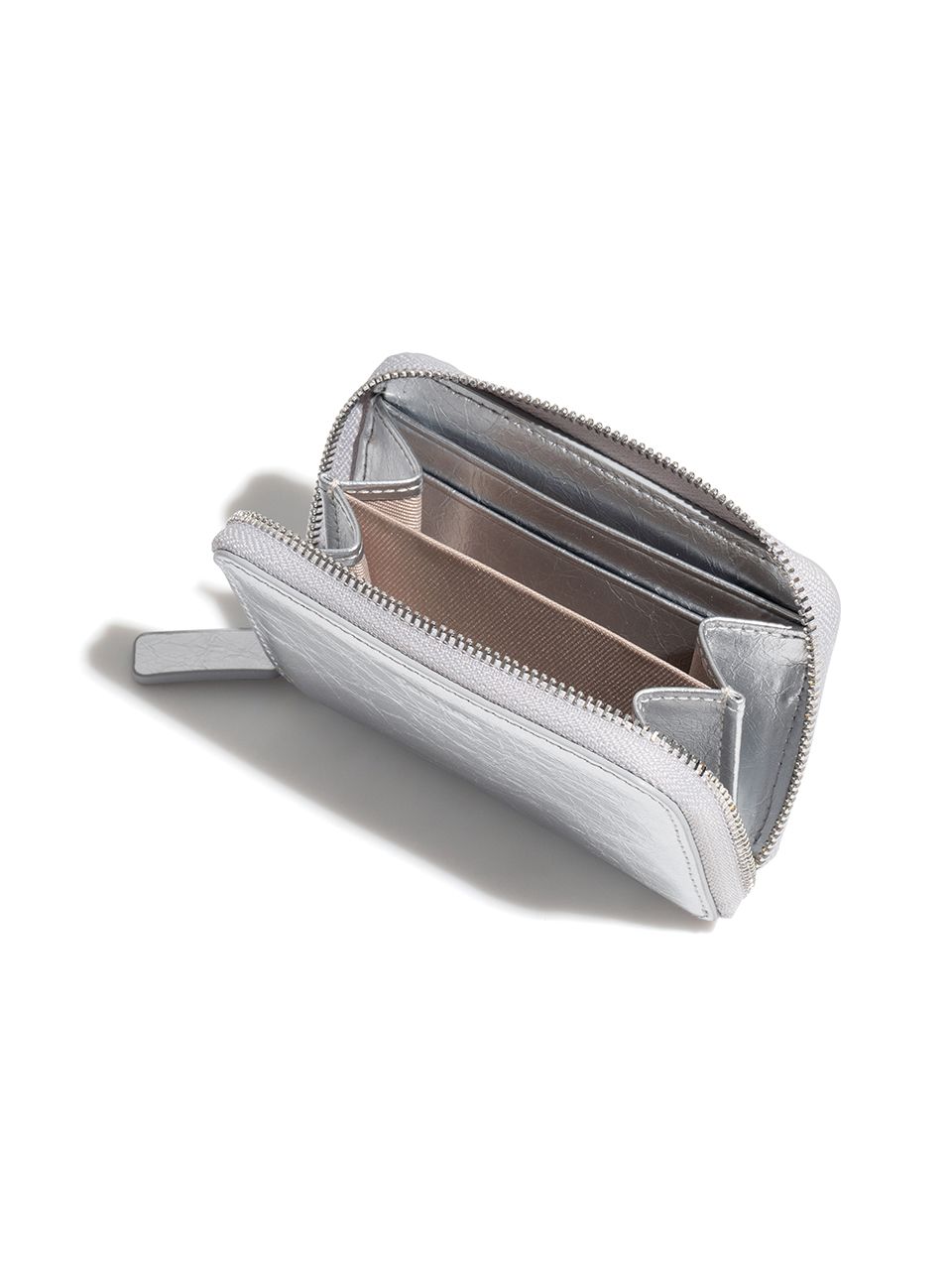カードケース・名刺入れ Fennec CRINKLE MINI POCKET SILVER MUSINSA | fennec CRINKLE MINI POCKET - SILVER