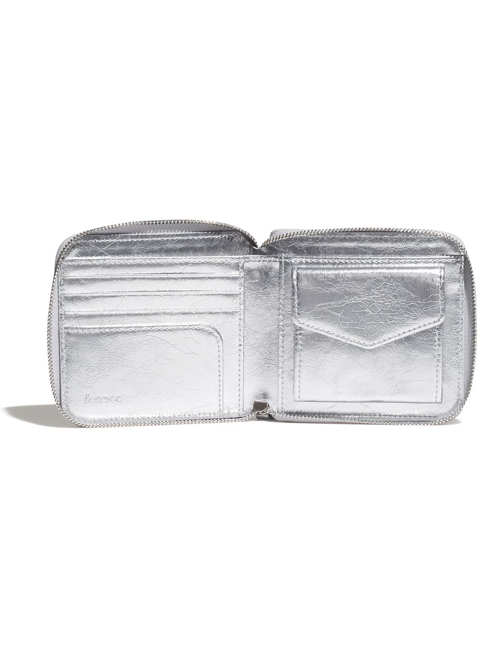 【fennec】CRINKLE ZIPPER WALLET MUSINSA | fennec CRINKLE ZIPPER WALLET - SILVER