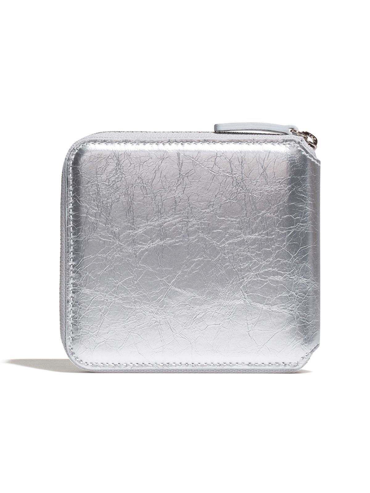 페넥(FENNEC) CRINKLE ZIPPER WALLET - SILVER