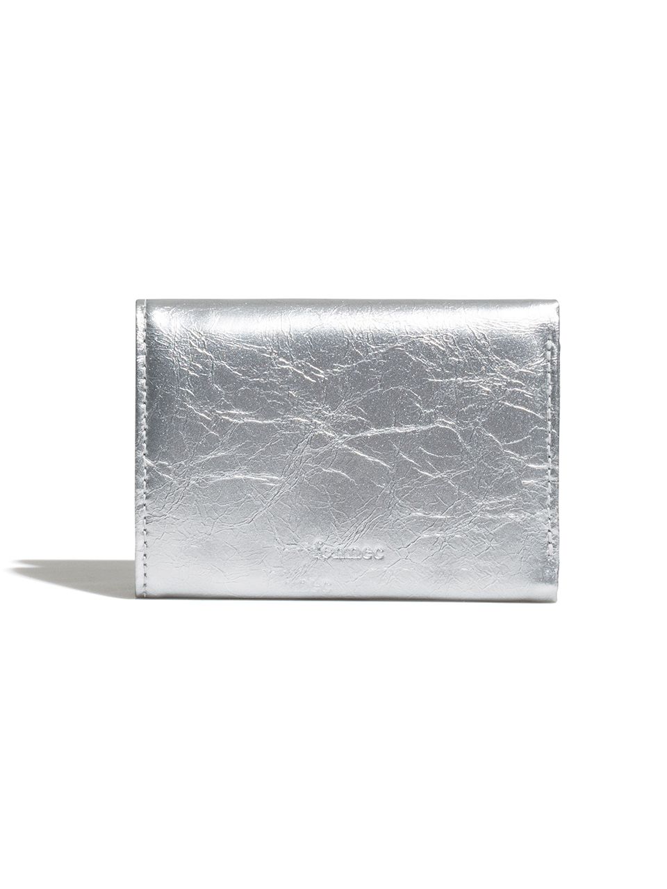 MUSINSA公式 | fennec CRINKLE TRIANGLE TRIPLE WALLET - SILVER