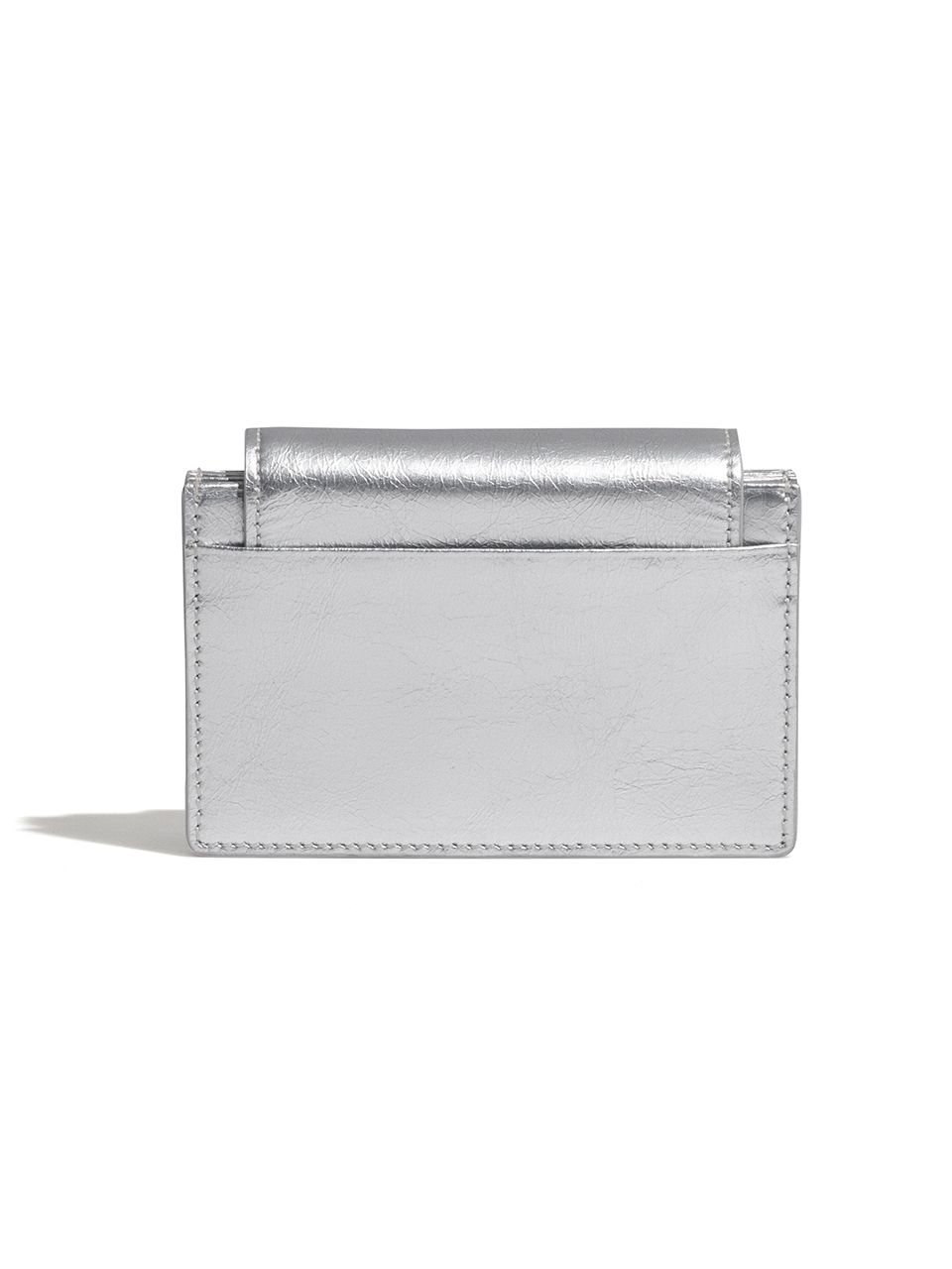 【FENNEC】PUSH SLIDE POCKET [正規品] レザー カードケース PUSH SLIDE POCKET - METALLIC BLUE - Fennec