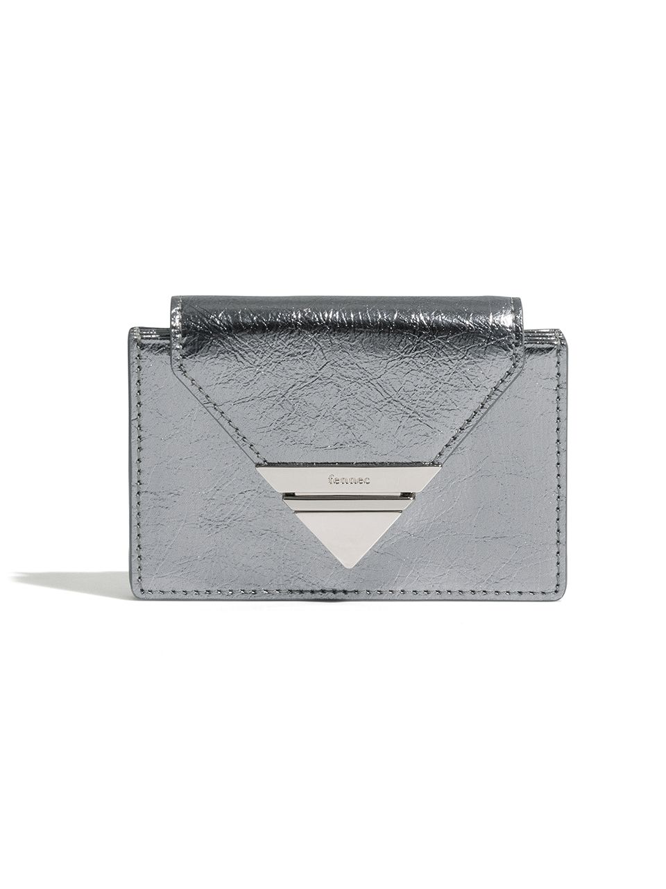 MUSINSA | fennec PUSH SLIDE POCKET - METALLIC SILVER