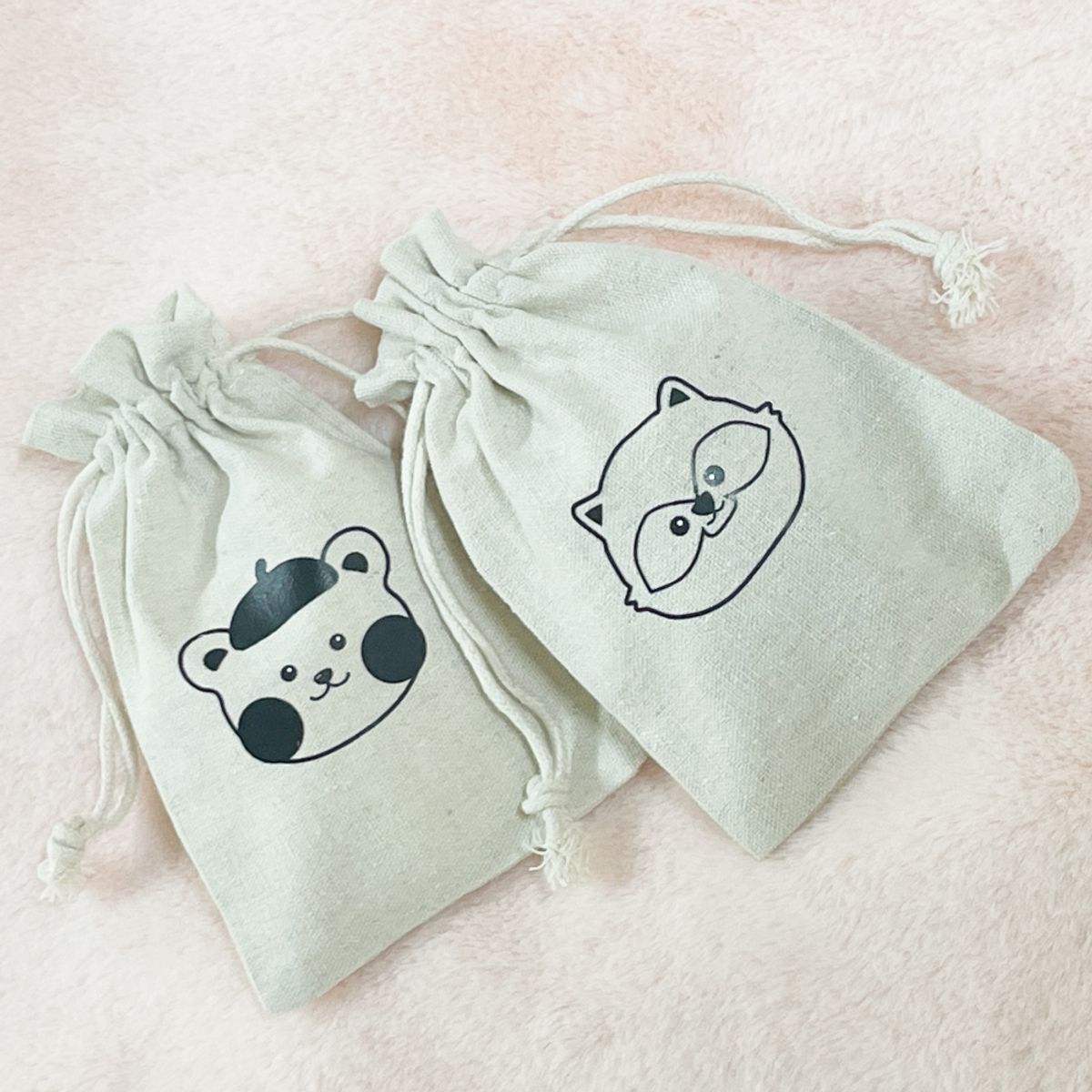 일레갈로(ILLREGALO) 일레베어프렌즈 미니 복조리파우치 2종