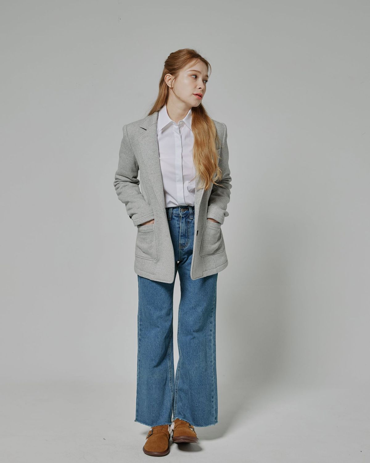 벨르마(BELLEMA) napping zurry slim fit jacket