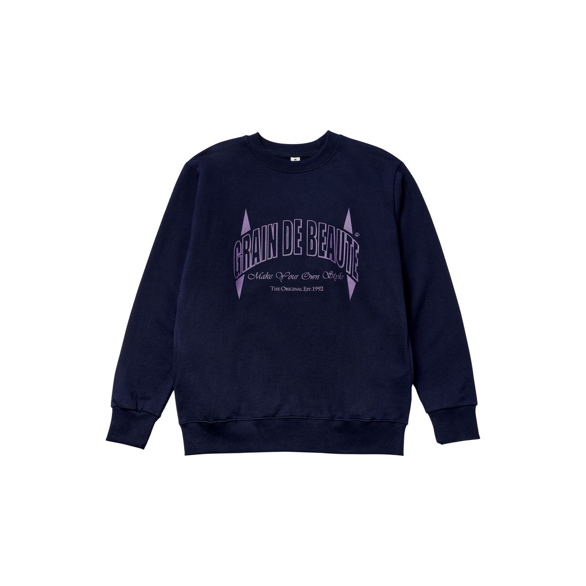 그랭드보떼(GRAIN DE BEAUTE) ARCH LOGO SWEAT [NAVY]