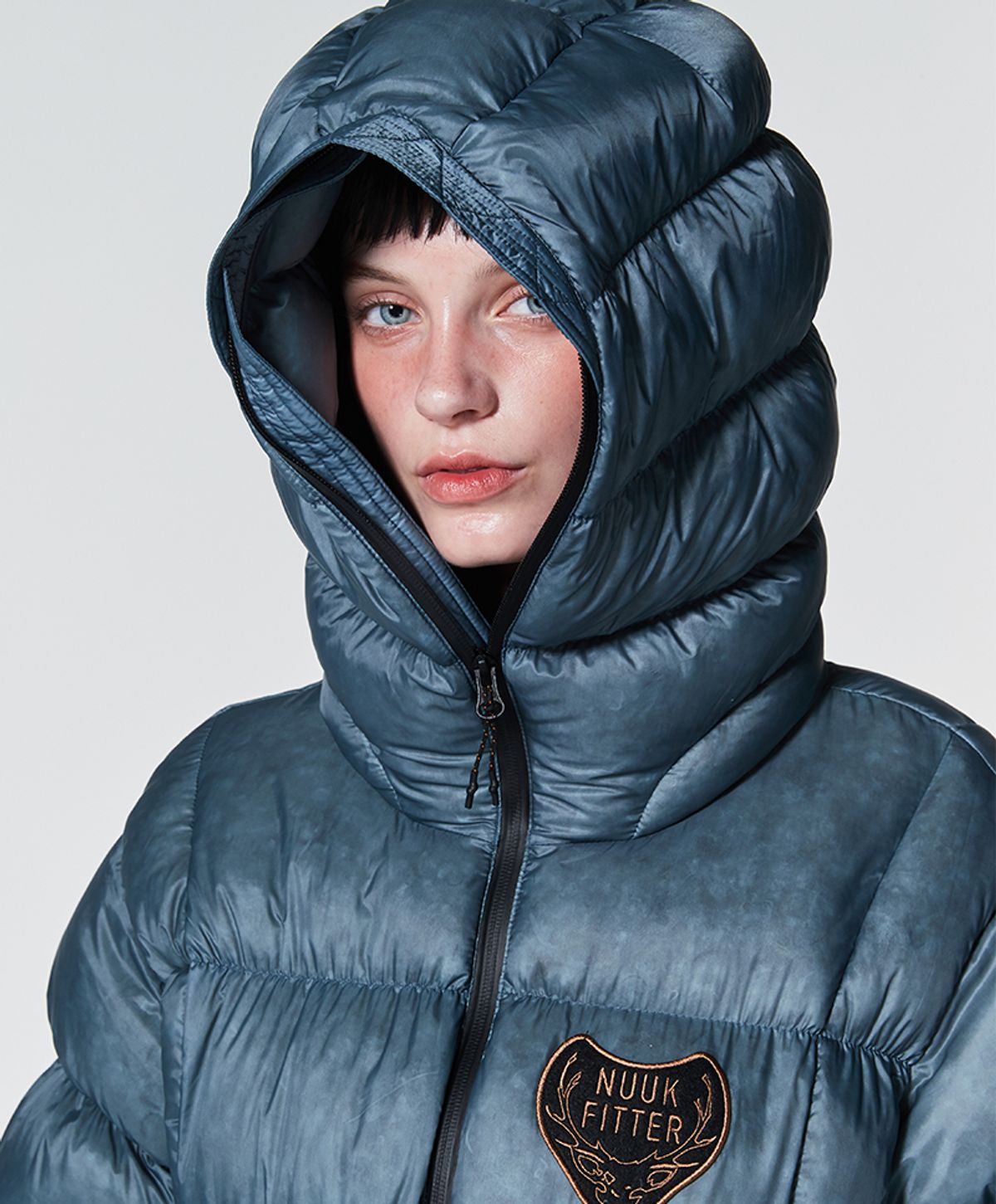 누크피터(NUUKFITTER) CIRRUS FULL ZIP DOWN JUMPER [BLUE]