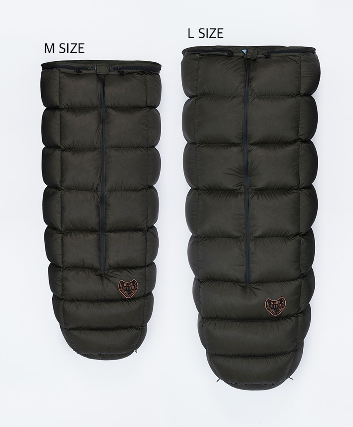 누크피터(NUUKFITTER) CIRRUS DOWN SLEEPING BAG [BLUE] 시러스 구스다운 침낭 슬리핑백 동계 캠핑 백패킹 블루