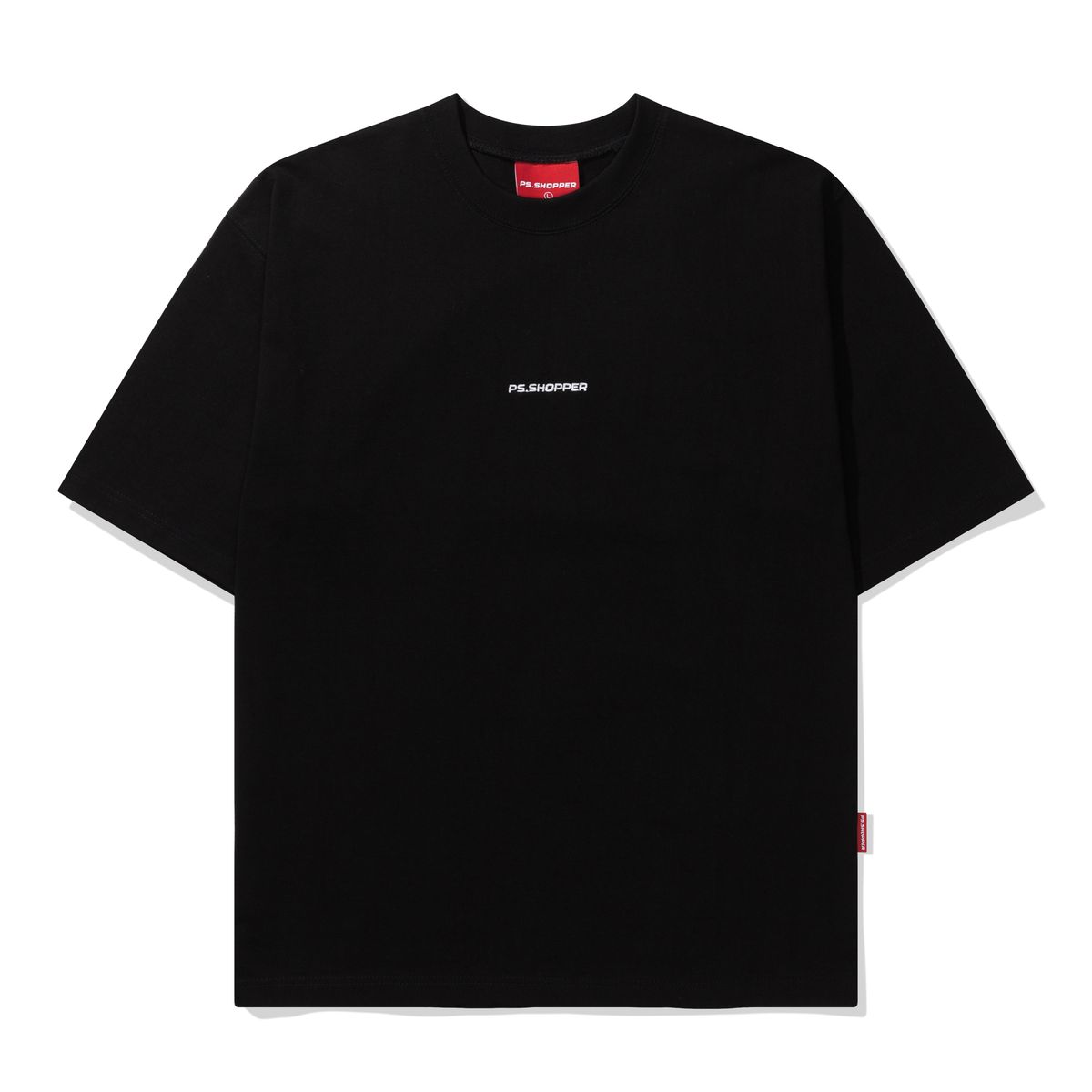 피에스쇼퍼(PSSHOPPER) 프리미엄 코튼 이너 티셔츠 [블랙]