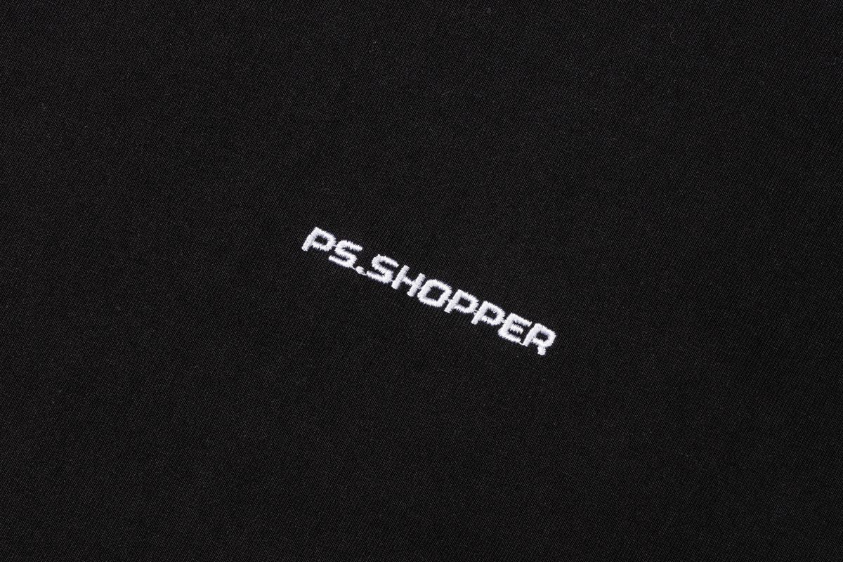 피에스쇼퍼(PSSHOPPER) 프리미엄 코튼 이너 티셔츠 [블랙]