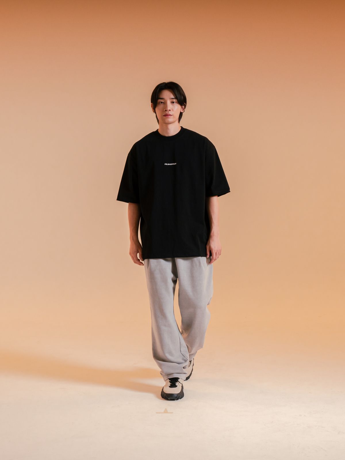 피에스쇼퍼(PSSHOPPER) 프리미엄 코튼 이너 티셔츠 [블랙]