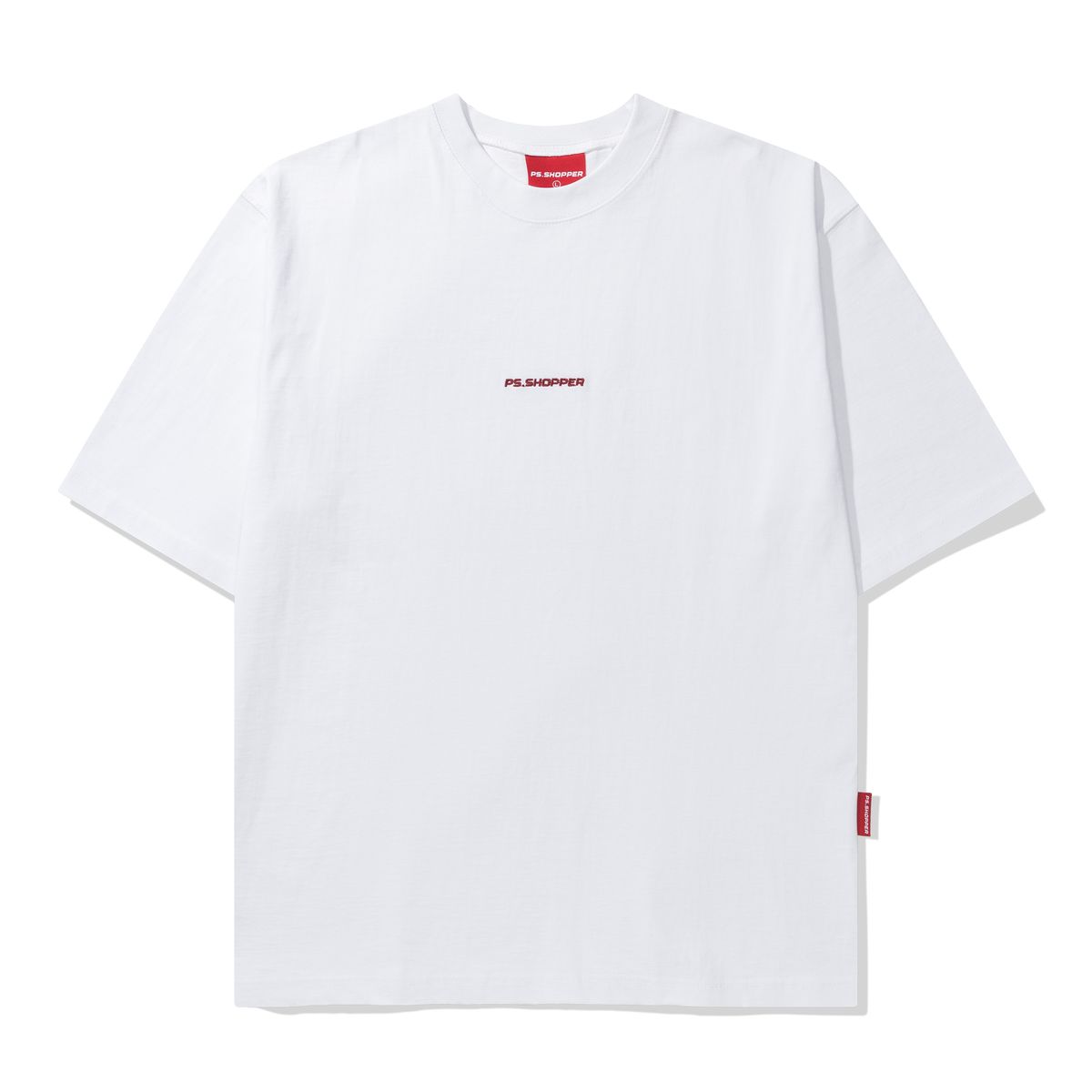 피에스쇼퍼(PSSHOPPER) 프리미엄 코튼 이너 티셔츠 [화이트]