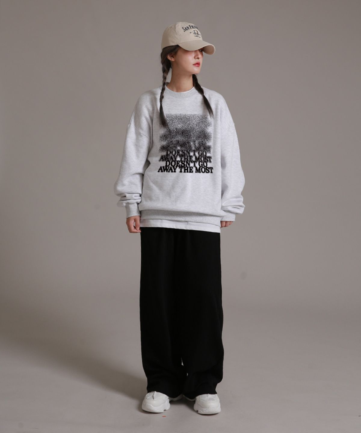 라이크더모스트(LIKE THE MOST) 디졸브 어웨이 모스트 오버 스웨트셔츠 3colors