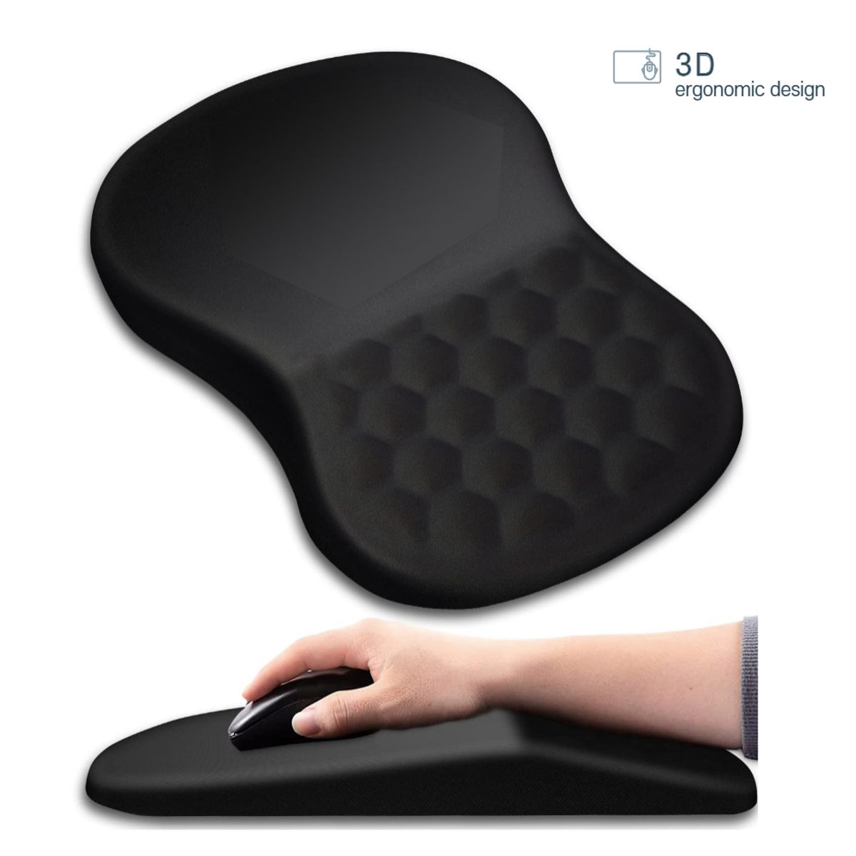 바투카(VATUKA) 3D 메모리폼 손목 보호  마우스패드