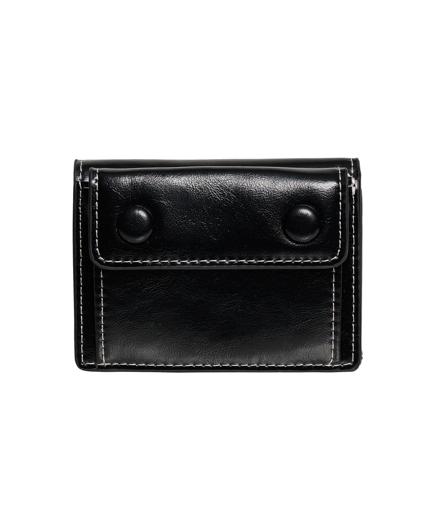 ◇LE MASQUE◇ Dot pocket 3-fold half wallet coin bill card w MUSINSA | LEMASQUE Dot pocket 3-fold half wallet coin bill