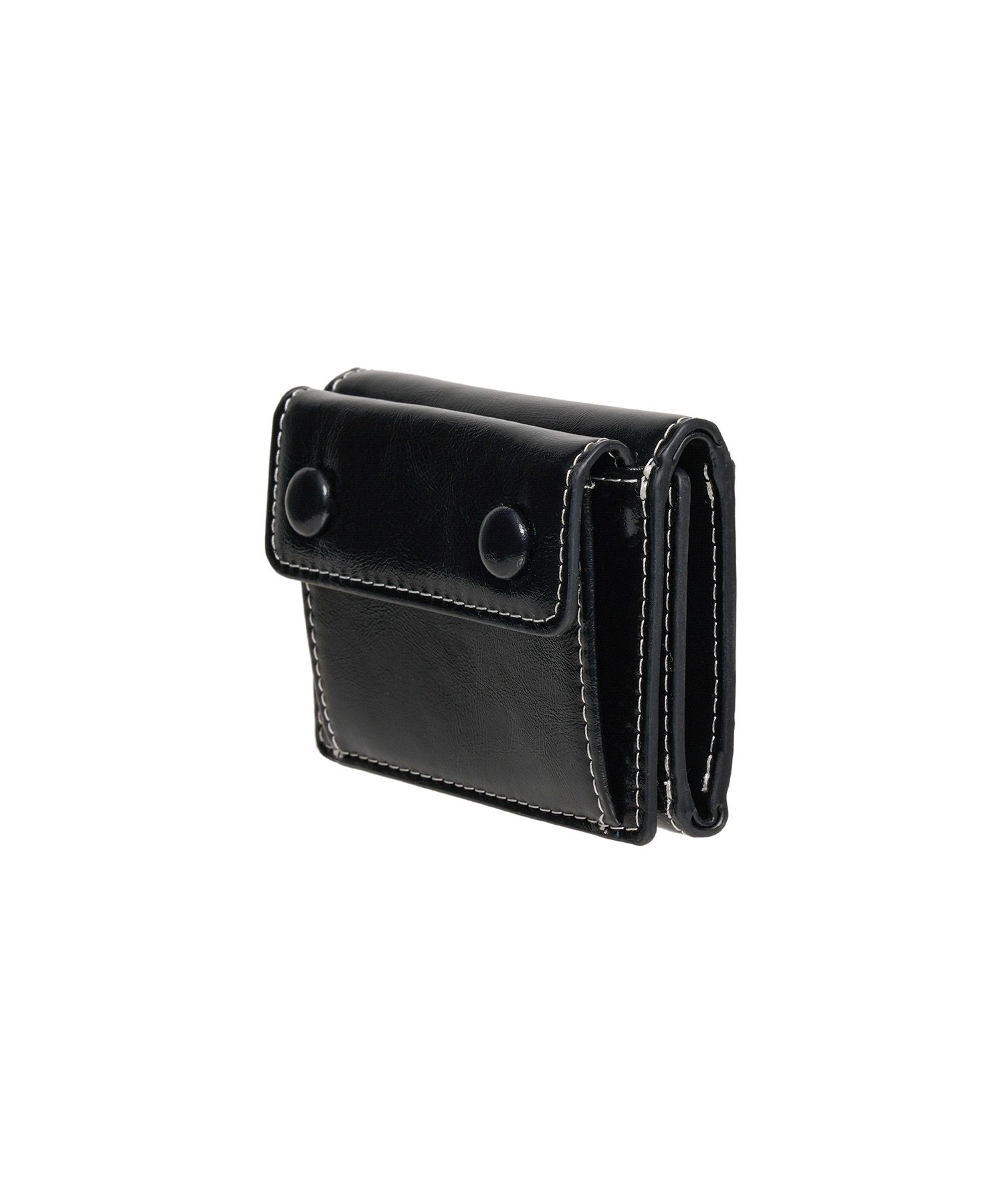 ★lemasque★ Dot Pocket Coin Zipper Bill Card Wallet Black L MUSINSA | LEMASQUE Dot pocket 3-fold half wallet coin bill