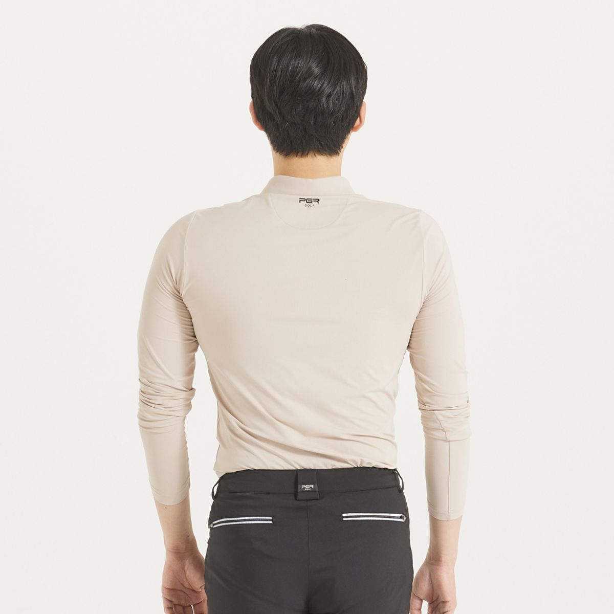 피지알(PGR) 긴팔 카라 티셔츠 베이지  GT-3305