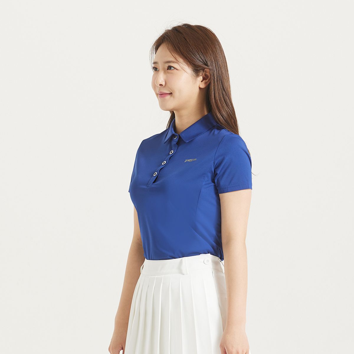 피지알(PGR) 반팔 카라 티셔츠 블루 GT-4312