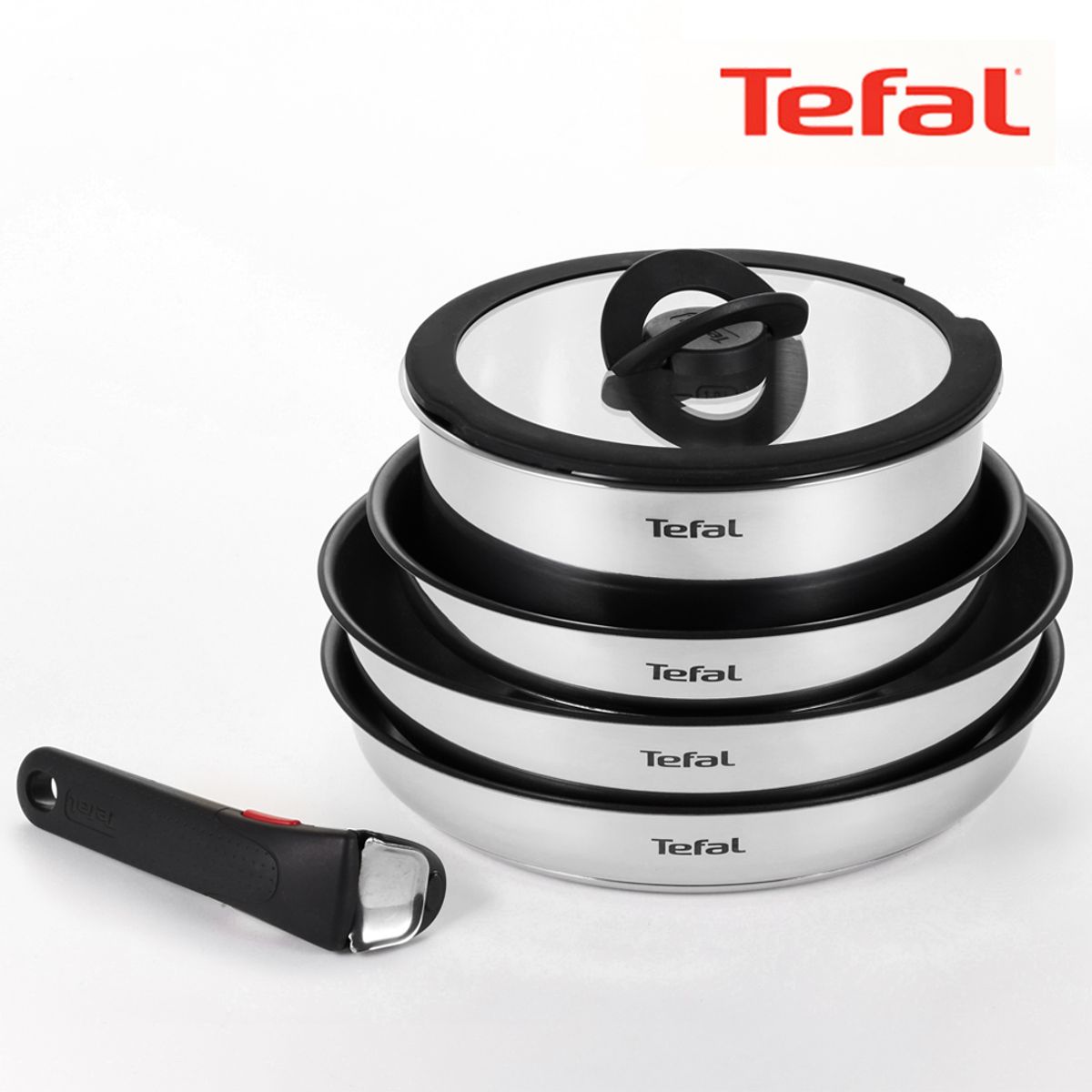 테팔(TEFAL) 매직핸즈 스테인리스 스틸 화이트골드 에디션 8종 세트