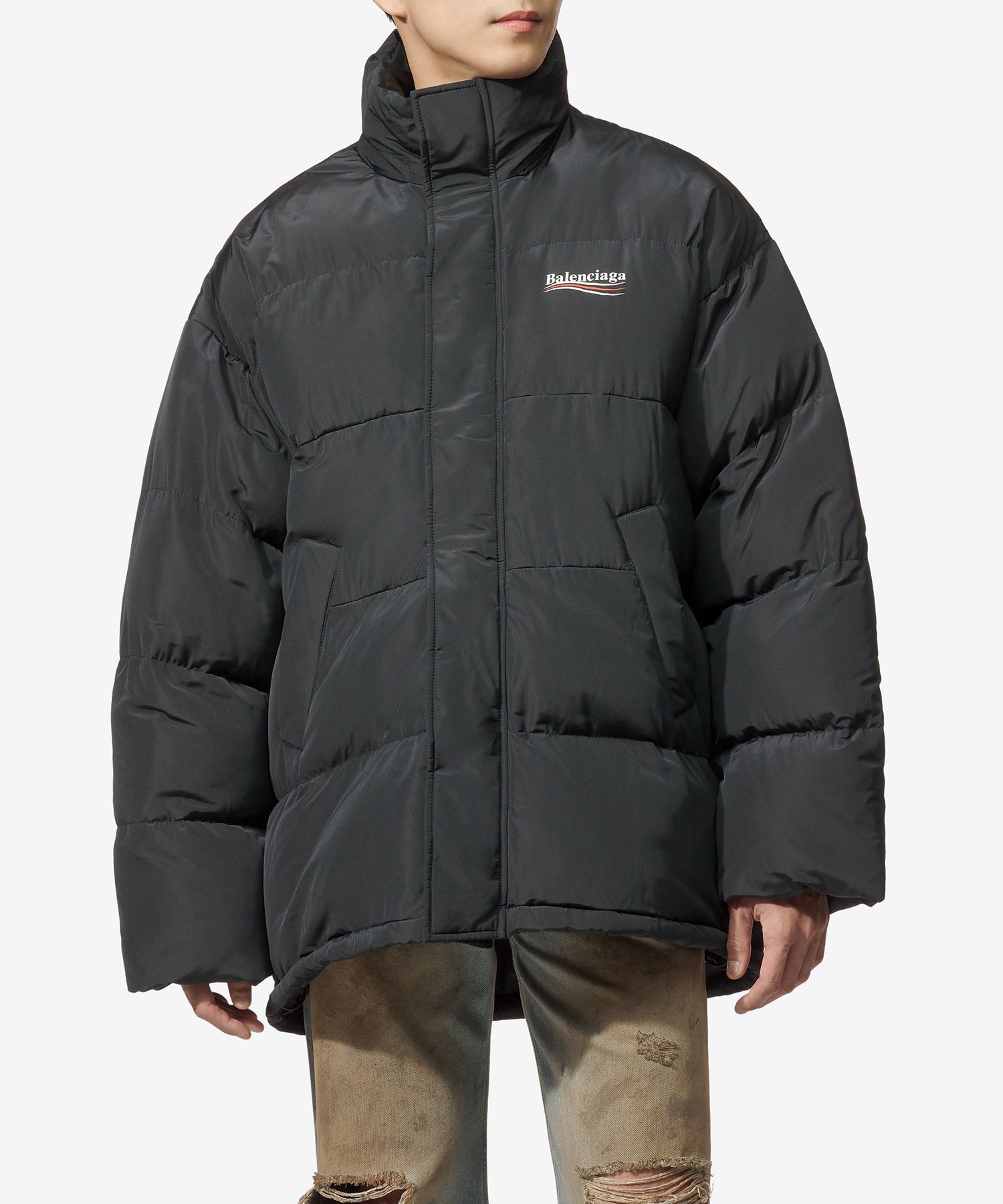MUSINSA公式 | BALENCIAGA ポリティカルウェーブロゴダウン