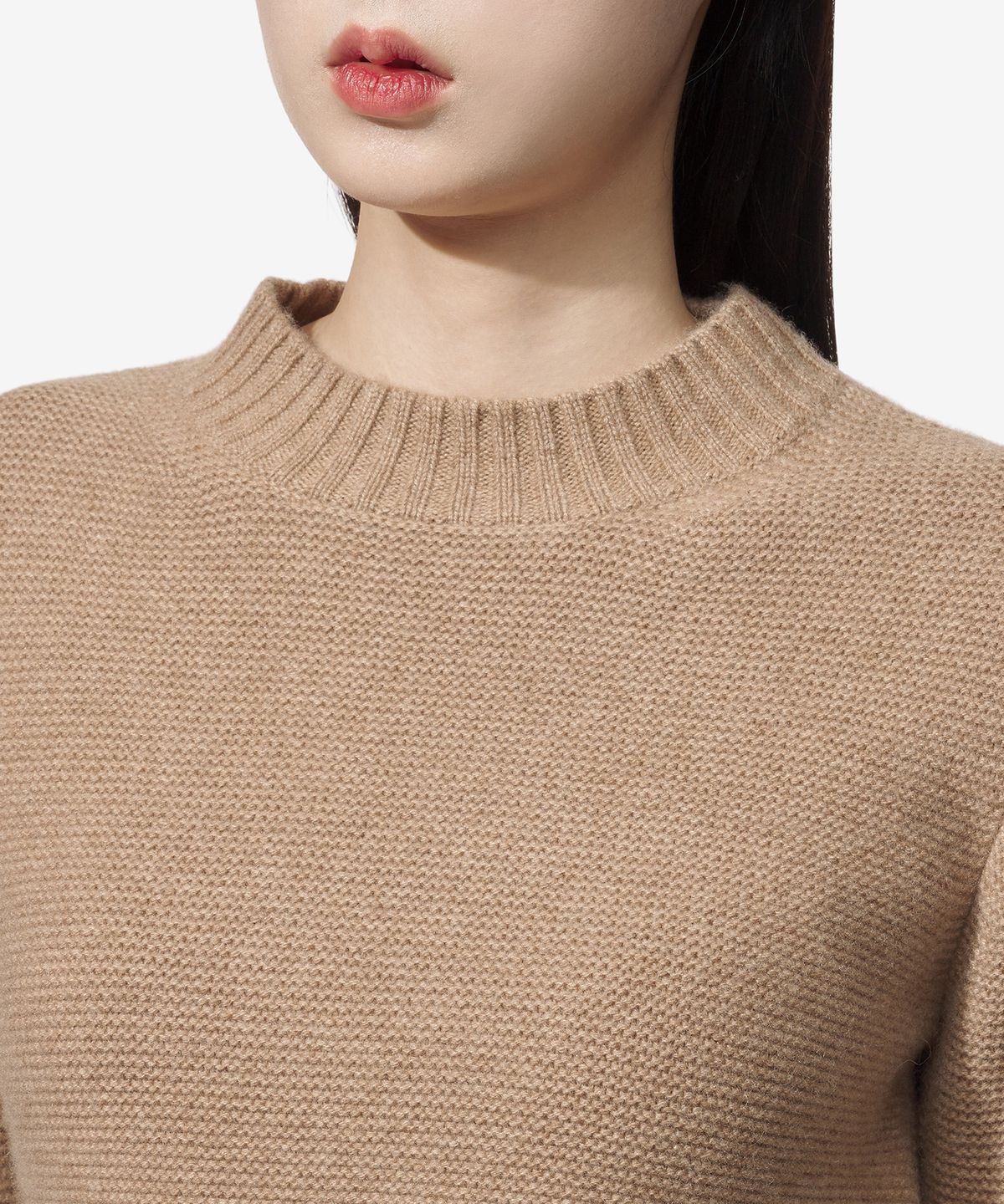 막스마라(MAXMARA) 카야 크롭 캐시미어 니트 - 카멜 / 2313661733600008