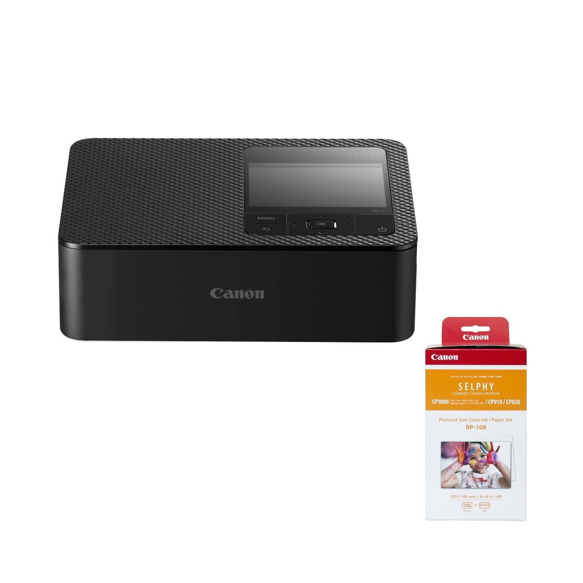 캐논(CANON) 셀피 패키지 SELPHY CP1500 + RP-108 패키지 포토프린터 핸드폰 사진인화