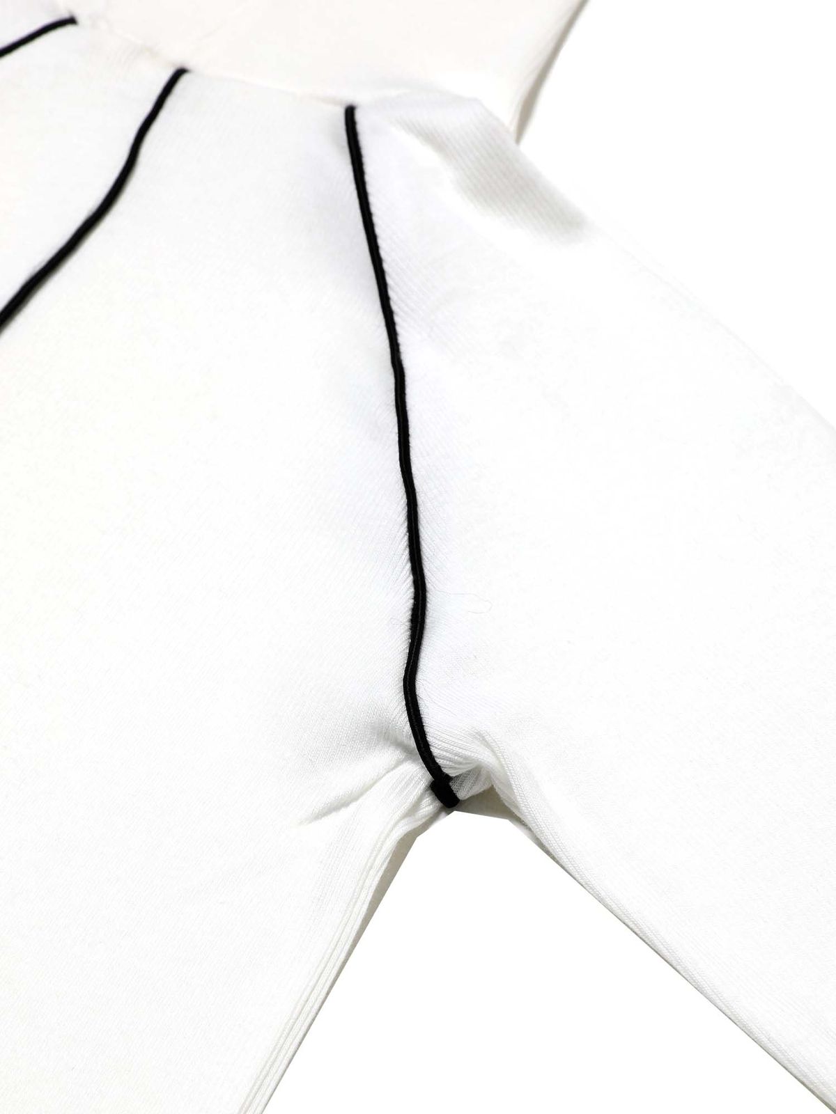 딜레탕티즘(DILETTANTISME) 파이핑 터틀넥 티셔츠(wh)