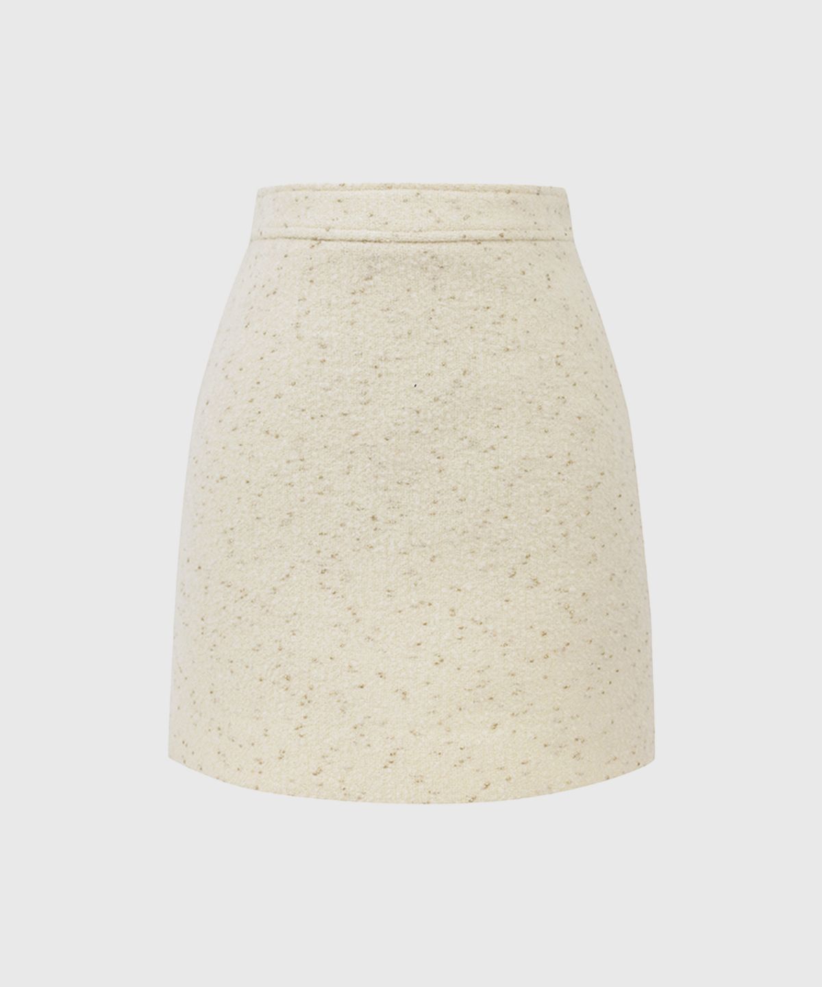 룩캐스트(LOOKAST) 로랑 울 메탈릭 스커트 / LAURANT WOOL METALLIC SKIRT_2colors