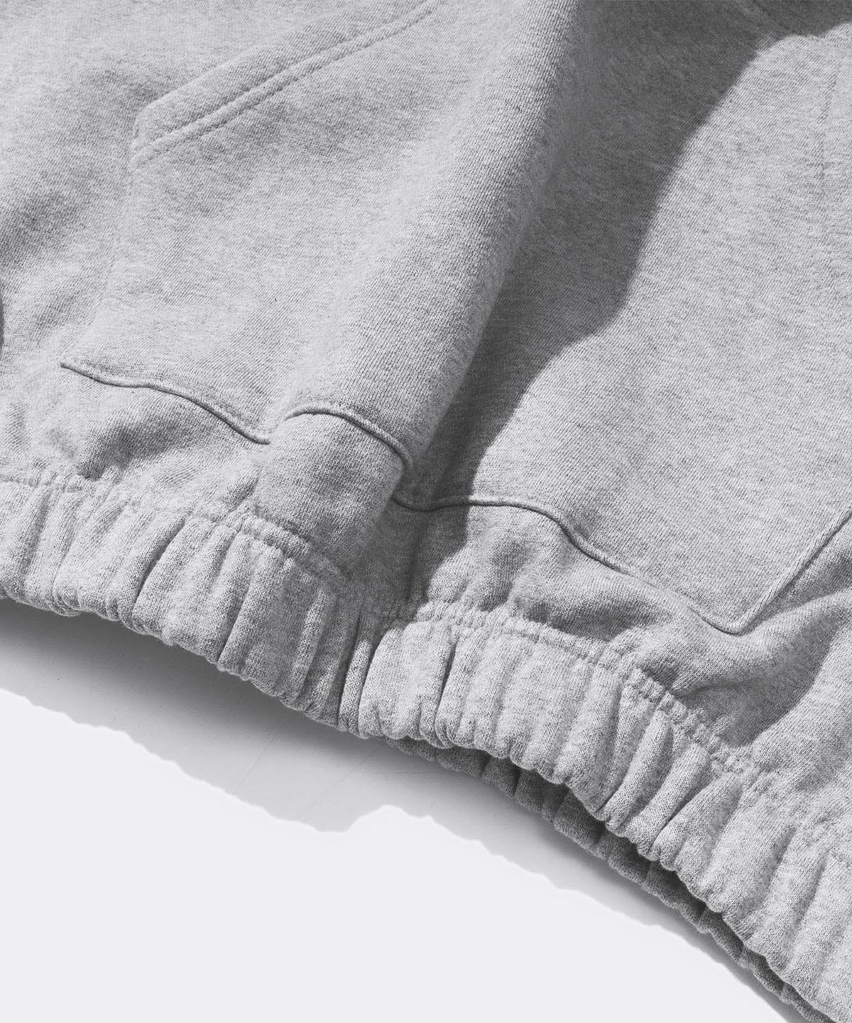 스탠드먼츠(STANDMENTS) COMFY HALF ZIP SWEATSHIRT HEATHER GREY