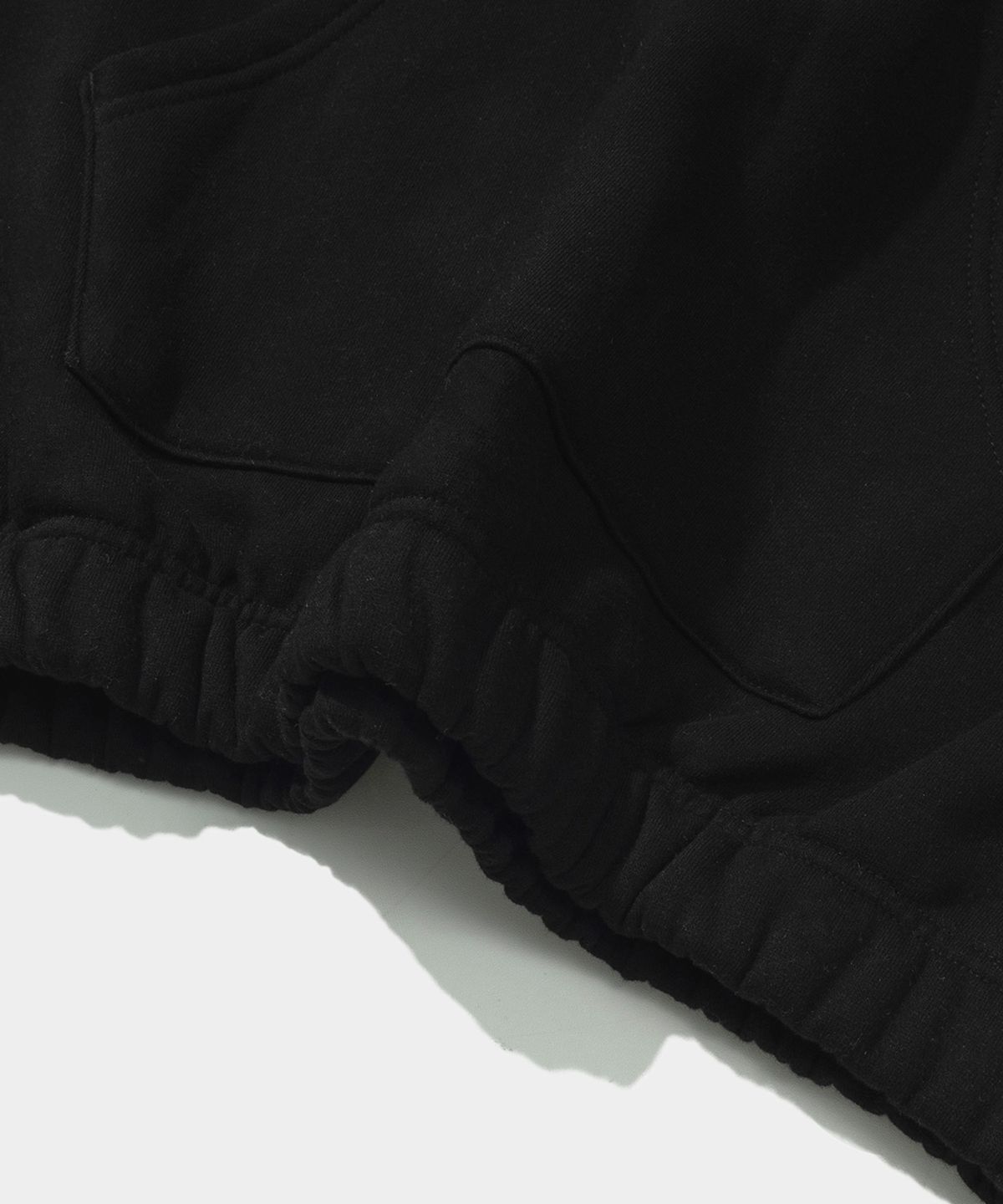 스탠드먼츠(STANDMENTS) COMFY HALF ZIP SWEATSHIRT BLACK