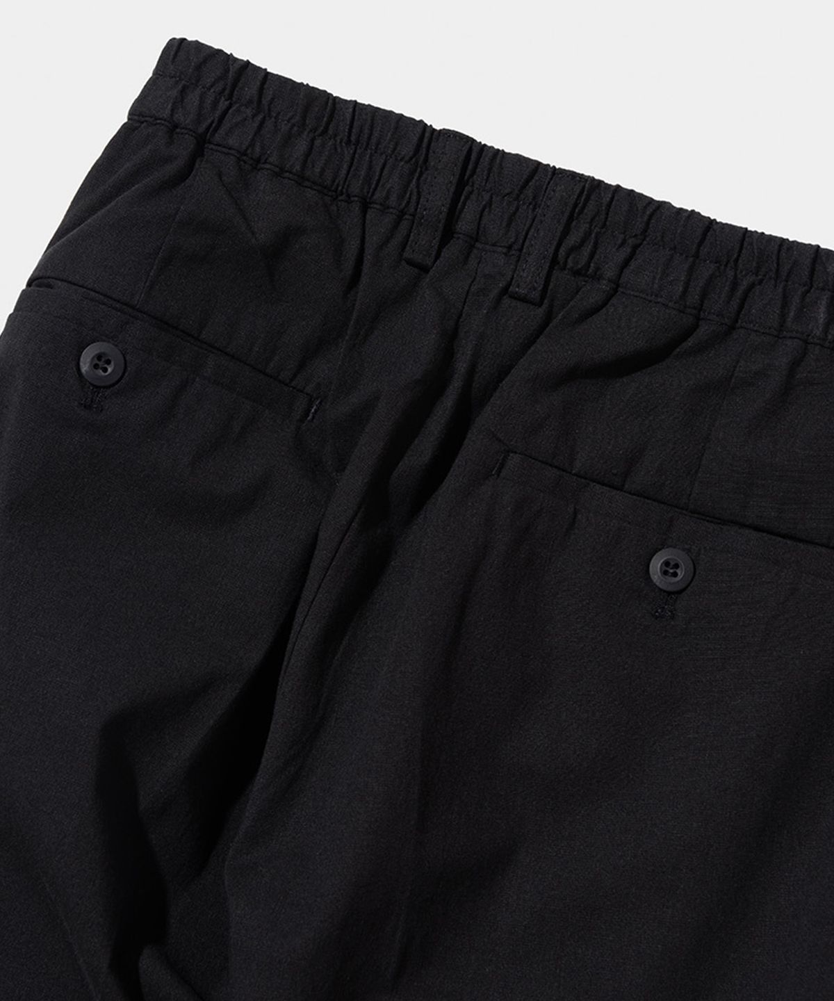 스탠드먼츠(STANDMENTS) LIGHTWEIGHT TROUSERS BLACK