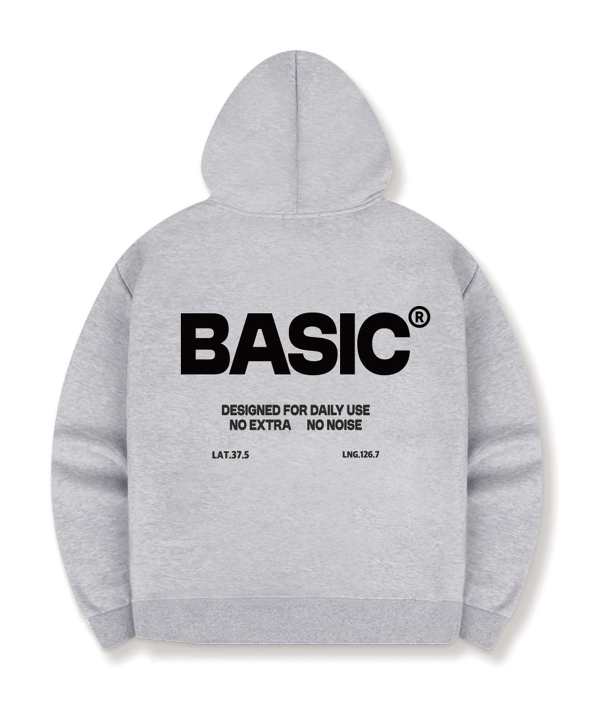 베이직라벨(BASIC LABEL) No Extra Oversized Hoodie 5 Color [BLBI_1002]