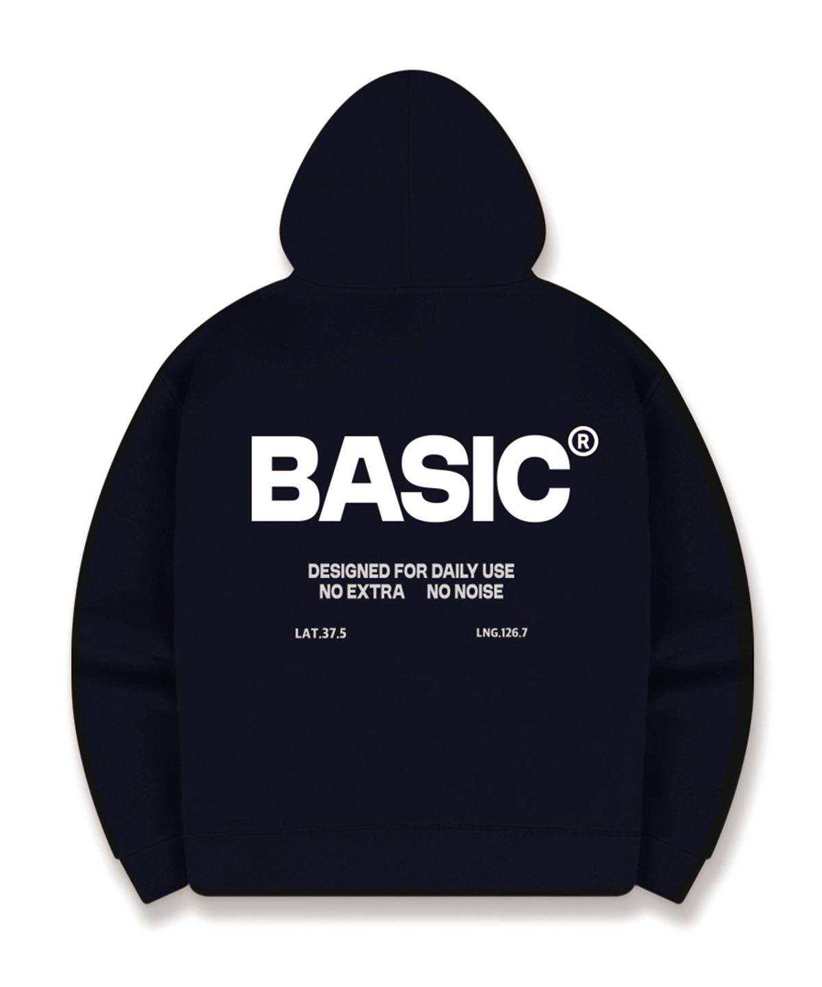 베이직라벨(BASIC LABEL) No Extra Oversized Hoodie 5 Color [BLBI_1002]