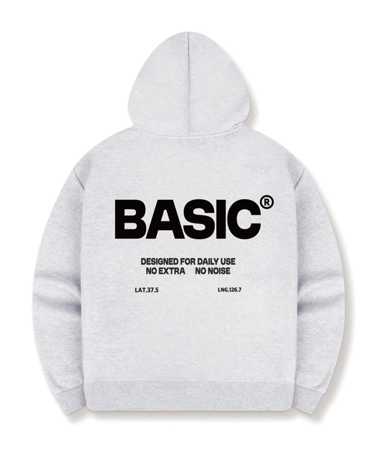 베이직라벨(BASIC LABEL) No Extra Oversized Hoodie 5 Color [BLBI_1002]