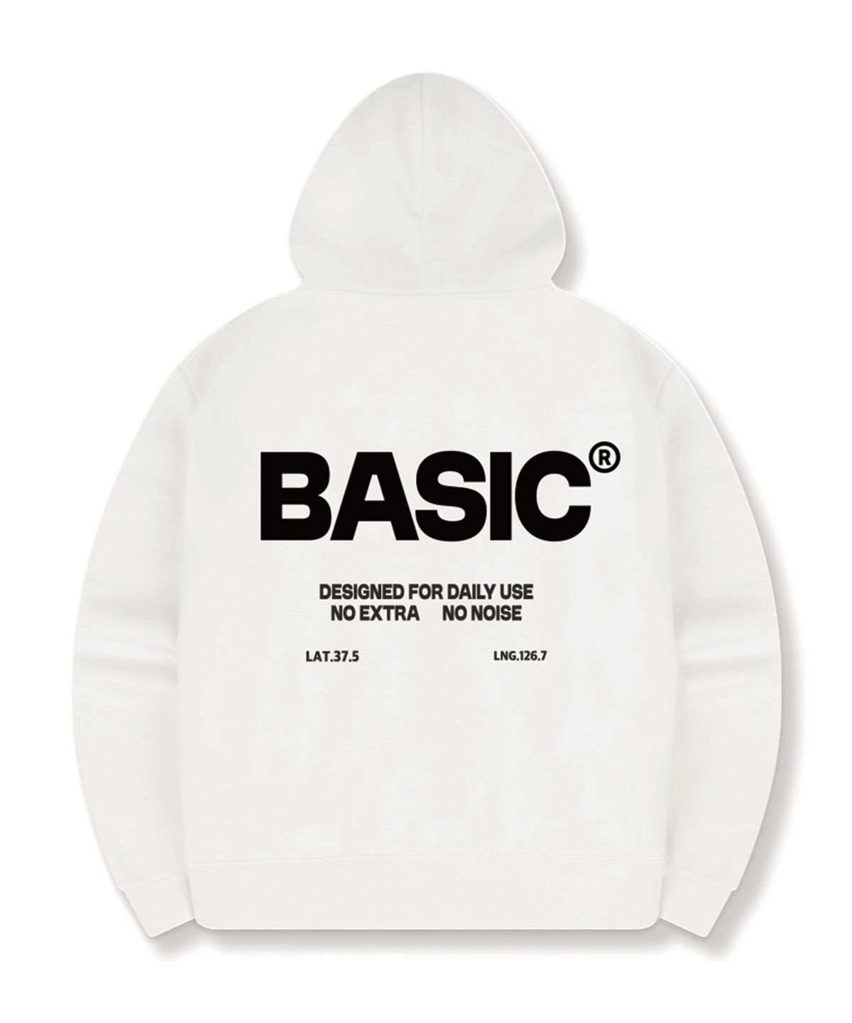 베이직라벨(BASIC LABEL) No Extra Oversized Hoodie 5 Color [BLBI_1002]